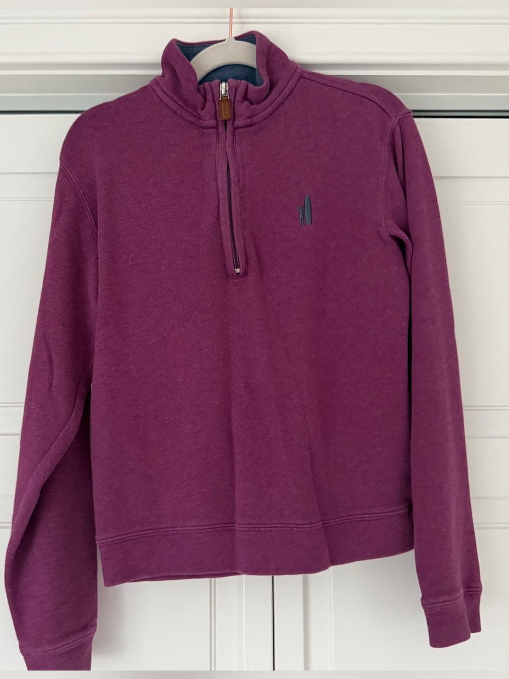 Johnnie-O Half-Zip Pullover Sweatshirt - Plum